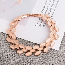 Show details for Zinc Alloy Opal Fashion Bracelet with Full Guarantee