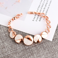 Show details for Zinc Alloy White Fashion Bracelet from Certified Factory