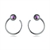 Picture of Good Swarovski Element Pearl Purple Stud Earrings