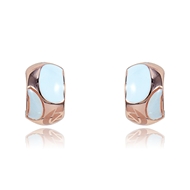 Picture of Elegant Colored Rose Gold Plated Classic Stud