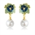 Picture of Classic Green Dangle Earrings with Easy Return