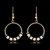 Picture of Popular Artificial Pearl Black Dangle Earrings