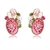 Picture of Zinc Alloy Pink Stud Earrings at Super Low Price