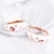 Picture of Need-Now White Rose Gold Plated Stud Earrings from Editor Picks