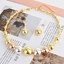 Show details for Latest Casual Gold Plated Necklace and Earring Set