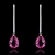 Picture of Fashionable And Modern Single Stone Platinum Plated Drop & Dangle