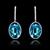 Picture of High Rated Platinum Plated Zinc-Alloy Drop & Dangle
