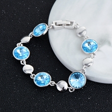 Show details for Irresistible Blue Zinc Alloy Fashion Bracelet As a Gift