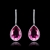 Picture of Amazing Zinc-Alloy Pink Drop & Dangle