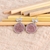 Picture of Fashionable Casual Pink Dangle Earrings