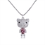 Show details for Eye-Catching Platinum Plated Bear Pendant Necklace with Member Discount