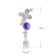 Picture of Fashion Platinum Plated Dangle Earrings at Unbeatable Price