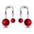 Picture of Classic Platinum Plated Dangle Earrings with Wow Elements