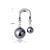 Picture of Classic Black Dangle Earrings with Fast Delivery