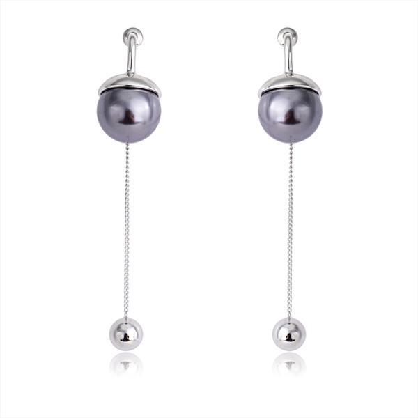 Picture of New Season Black Classic Dangle Earrings with SGS/ISO Certification