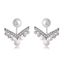 Show details for Low Price Platinum Plated Classic Stud Earrings for Girlfriend