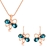 Picture of Zinc Alloy Artificial Crystal Necklace and Earring Set in Flattering Style