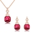 Picture of Fashionable Casual Platinum Plated Necklace and Earring Set