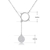 Picture of Sparkly Casual Platinum Plated Pendant Necklace