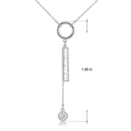 Picture of Fancy Casual Platinum Plated Pendant Necklace