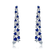Picture of Luxury Platinum Plated Dangle Earrings in Exclusive Design