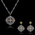 Picture of Luxury Platinum Plated Necklace and Earring Set with 3~7 Day Delivery