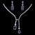 Picture of Casual Blue Necklace and Earring Set with Fast Delivery