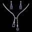 Show details for Casual Blue Necklace and Earring Set with Fast Delivery