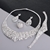 Picture of Low Cost Platinum Plated White 4 Piece Jewelry Set with Price