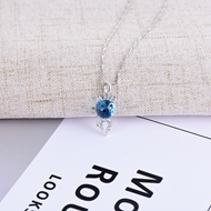 Show details for Need-Now Blue Swarovski Element Pendant Necklace from Editor Picks