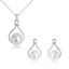 Show details for Good Quality Artificial Pearl Casual Necklace and Earring Set
