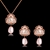Picture of Fancy Flower Casual Necklace and Earring Set