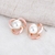 Picture of Brand New White Artificial Pearl Stud Earrings with Full Guarantee