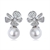 Picture of Best Artificial Pearl White Stud Earrings