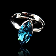 Show details for Cute Designed Swarovski Element Platinum Plated Fashion Rings