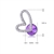 Picture of Affordable Zinc Alloy Purple Stud Earrings from Top Designer