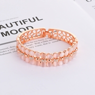 Show details for Famous Casual Rose Gold Plated Fashion Bracelet