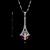 Picture of Brand New Colorful 925 Sterling Silver Pendant Necklace