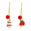 Show details for Recommended Red Delicate Dangle Earrings from Top Designer