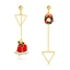 Show details for Copper or Brass Casual Dangle Earrings in Flattering Style