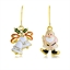 Show details for Trendy Gold Plated Cubic Zirconia Dangle Earrings with No-Risk Refund