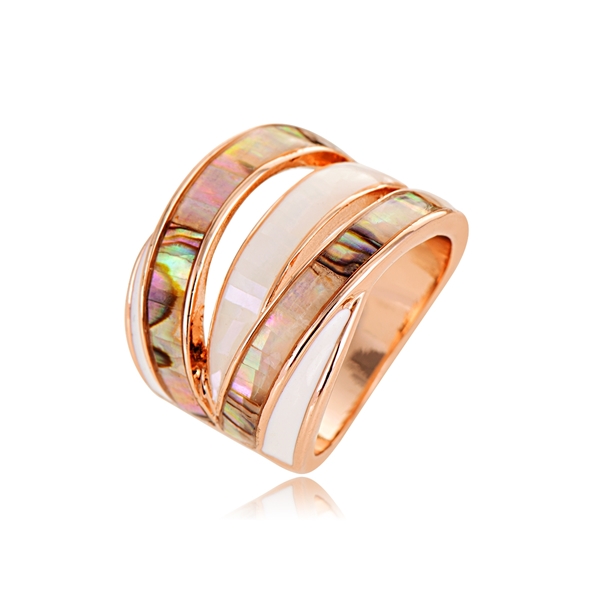 Picture of Zinc Alloy Rose Gold Plated Fashion Ring with Unbeatable Quality