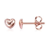Picture of Shop Copper or Brass Rose Gold Plated Stud Earrings with Wow Elements