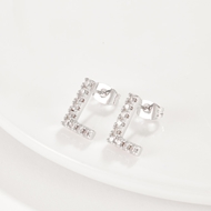 Picture of Fashion Cubic Zirconia Stud Earrings with Worldwide Shipping