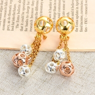 Show details for Fashion Zinc Alloy Dangle Earrings from Reliable Manufacturer