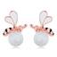 Show details for Zinc Alloy Artificial Pearl Stud Earrings From Reliable Factory