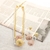 Picture of Distinctive Multi-tone Plated Casual Necklace and Earring Set with Low MOQ