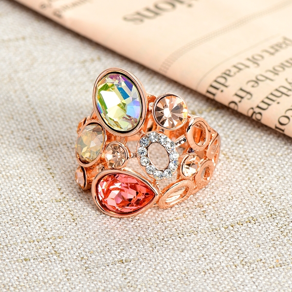 Picture of Recommended Colorful Rose Gold Plated Fashion Ring in Bulk
