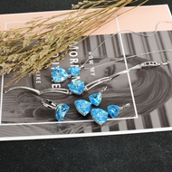 Show details for Irresistible Blue Swarovski Element 4 Piece Jewelry Set with Easy Return