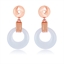 Show details for Great Value White Casual Dangle Earrings with Member Discount